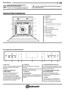 Bedienungsanleitung Bauknecht BIK7 CSH8TS PT Backofen