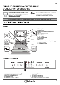 Mode d’emploi Bauknecht BUE 2B19 X Lave-vaisselle