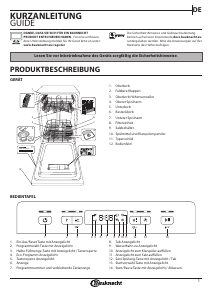 Bedienungsanleitung Bauknecht BSFC 3M19 Geschirrspüler