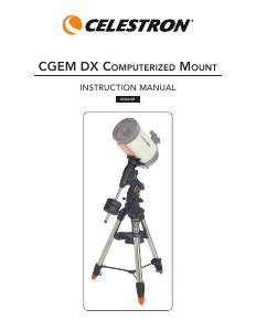 Manual Celestron CGEM DX 1100 Computerized Telescope