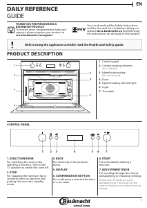 Manual Bauknecht EMPK7 6645 PT Microwave