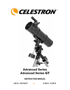 Manual Celestron C10-NGT Computerized Telescope