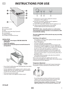 Handleiding Indesit OS 1A 200 H 2 UK.1 Vriezer