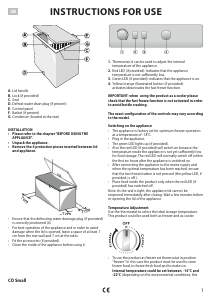 Manual Indesit OS 1A 100 2 UK.1 Freezer