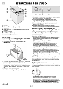 Manuale Indesit OS 2A+ 200 H2 Congelatore