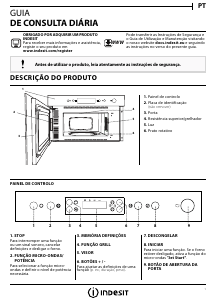 Manual Indesit MWI 5213 IX UK Micro-onda