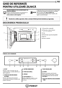 Manual Indesit MWI 6213 IX Cuptor cu microunde