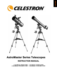 Handleiding Celestron AstroMaster 130EQ-MD Telescoop