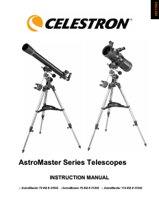 Handleiding Celestron AstroMaster 114EQ Telescoop