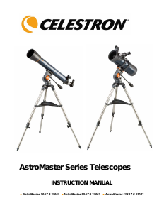 Manual Celestron AstroMaster 90AZ Telescope