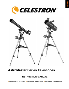 Handleiding Celestron AstroMaster 76EQ Telescoop