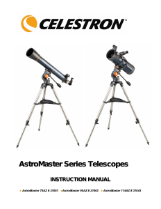 Handleiding Celestron AstroMaster 70AZ Telescoop