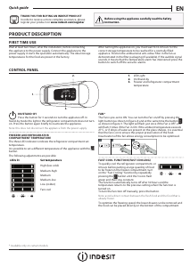 Handleiding Indesit IB 7030 F EX Koel-vries combinatie