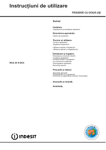 Manual Indesit RAA 24 N (EU) Combina frigorifica