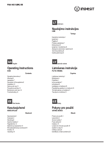 Rokasgrāmata Indesit PAA 642 /I(BK) EE Plīts virsma