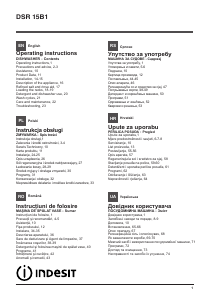 Instrukcja Indesit DSR 15B1 S EU Zmywarka