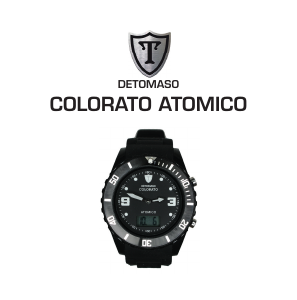 Handleiding Detomaso Colorato Atomico Horloge