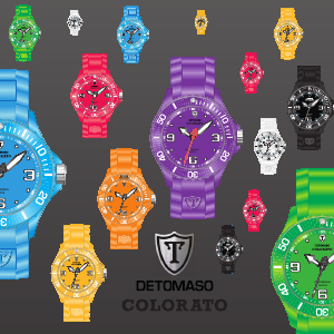 Handleiding Detomaso Colorato Horloge