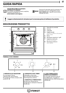 Manuale Indesit IFW 4534 H TD Forno