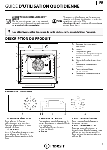 Mode d’emploi Indesit IFW 3844 H IX Four