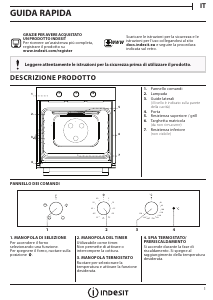 Manuale Indesit IFW 5230 IX Forno