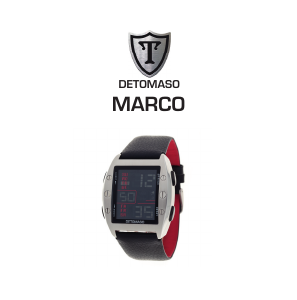 Handleiding Detomaso Marco Horloge