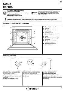 Manuale Indesit IFVR 800 H OW Forno