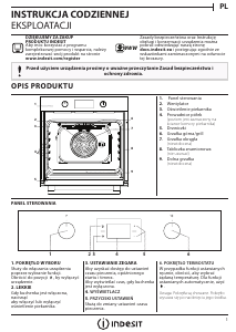 Instrukcja Indesit IFW 3841 JC IX Piekarnik