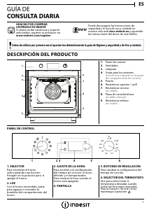 Manual de uso Indesit IFW 4841 C BL Horno