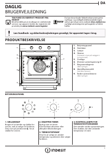 Brugsanvisning Indesit IFW 5834 IX Ovn