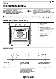 Manual de uso Indesit IFW 4534 H GR Horno