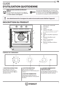 Mode d’emploi Indesit IFW 6834 IX Four