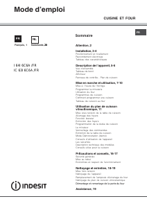Handleiding Indesit IC63I 6C6A(W)/FR Fornuis