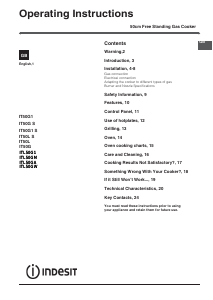 Manual Indesit IT50G(W) Range