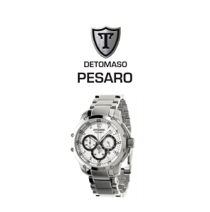 Handleiding Detomaso Pesaro Horloge