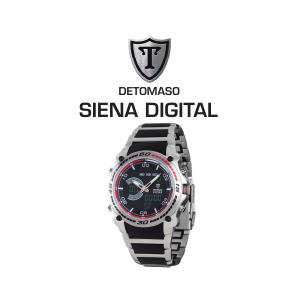 Handleiding Detomaso Siena Digital Horloge