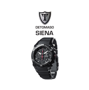 Bedienungsanleitung Detomaso Siena Armbanduhr