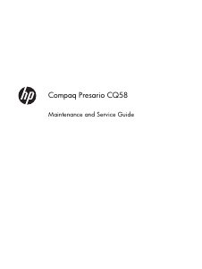Handleiding Compaq Presario CQ58 Laptop