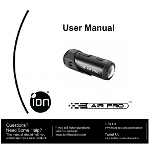 Manual iON Air Pro Action Camera