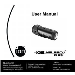 Handleiding iON Air Pro Plus Actiecamera