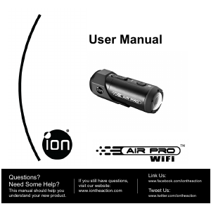 Manual iON Air Pro WiFi Action Camera