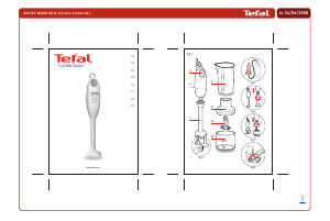 Manual Tefal DDJ20641 Turbomix Varinha mágica
