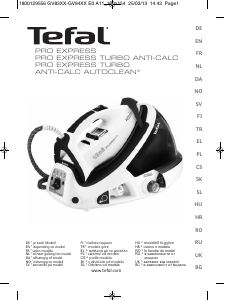 Manual Tefal GV8431E0 Pro Express Fier de călcat