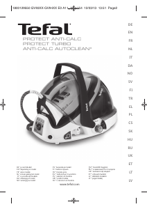 Manuale Tefal GV9461E0 Ferro da stiro