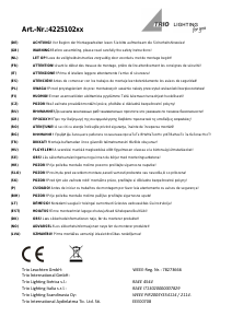 説明書 Trio 422510207 Calgary ランプ