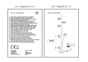 Manuale Trio 425410607 Leicester Lampada