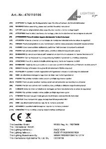 Manuale Trio 476110106 Balloon Lampada