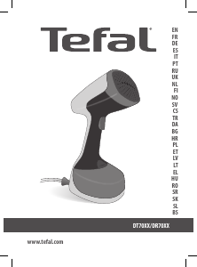 Manual Tefal DT7000E0 Vaporizador de vestuário