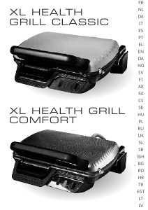 Kasutusjuhend Tefal GC601033 XL Health Kontaktgrill