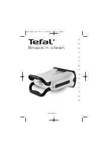 Руководство Tefal SW375136 Snack n Clean Контактный гриль